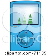 Blue Digital Mp3 Music Player