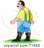 Poster, Art Print Of Male Zoo Keeper In Rubber Boots