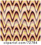 Royalty Free RF Clipart Illustration Of A Funky Wavy Textured Background by Arena Creative