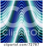 Royalty Free RF Clipart Illustration Of A Blue Green And White Funky Flicker Background by Arena Creative
