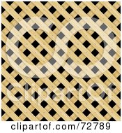 Poster, Art Print Of Wooden Lattice Pattern Background