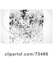 Royalty Free RF Clipart Illustration Of A Black And White Texture Background Version 3 by BestVector