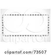 Royalty Free RF Clipart Illustration Of A Black And White Border Frame With Text Space Version 14