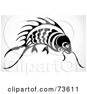 Poster, Art Print Of Black And White Koi Fish