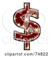 Starry Symbol Dollar