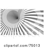 Royalty Free RF Clipart Illustration Of A 3d White Lined Suctioning Vortex