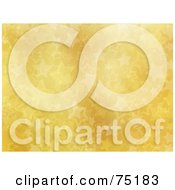 Royalty Free RF Clipart Illustration Of A Yellow Gold Starry Background