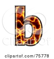 Magma Symbol Lowercase Letter B