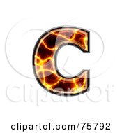 Magma Symbol Lowercase Letter C