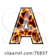 Royalty Free RF Clipart Illustration Of A Magma Symbol Capital Letter A