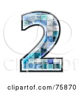 Blue Tile Symbol Number 2