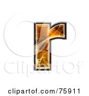 Fractal Symbol Lowercase Letter R