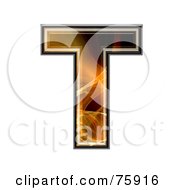 Fractal Symbol Capital Letter T