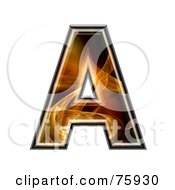 Fractal Symbol Capital Letter A