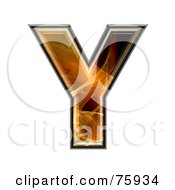 Fractal Symbol Capital Letter Y