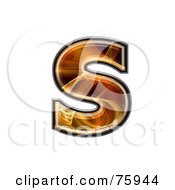 Royalty Free RF Clipart Illustration Of A Fractal Symbol Lowercase Letter S