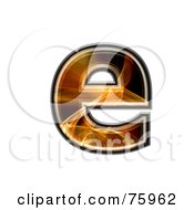 Royalty Free RF Clipart Illustration Of A Fractal Symbol Lowercase Letter E