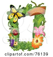 Poster, Art Print Of Garden Bug Frame