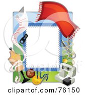 Royalty Free RF Clipart Illustration Of A Sewing Frame