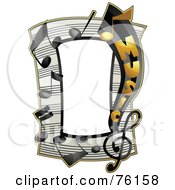 Music Note Frame