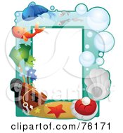 Poster, Art Print Of Sea Underwater Frame