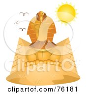 Poster, Art Print Of The Sun Shining Over The Great Sphinx
