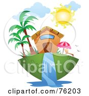 Poster, Art Print Of Unique Tropical Home