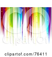 Royalty Free RF Clipart Illustration Of A Spectrum Vertical Blur Background by BNP Design Studio