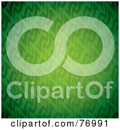 Poster, Art Print Of Green Wave Patterned Background