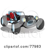 Poster, Art Print Of Black Convertible Buggy Sport Car