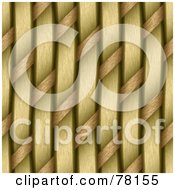 Seamless Background Of Woven Strands