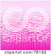 Royalty-Free (RF) Clipart Illustration of a Pink Background Made Of Rows Of Tiny Hearts by MacX #COLLC78192-0098