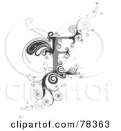 Royalty Free RF Clipart Illustration Of A Vine Alphabet Letter E