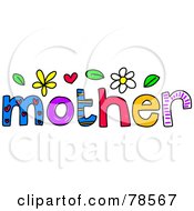 Poster, Art Print Of Colorful Mother Word