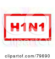 Poster, Art Print Of Hining Red H1n1 Sign