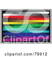 Poster, Art Print Of Background Of A Pixelated Colorful Monitor Color Test