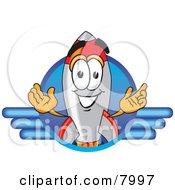 Rocket Mascot Cartoon Character Logo