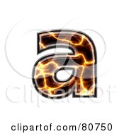 Royalty Free RF Clipart Illustration Of An Electric Symbol Lowercase Letter A