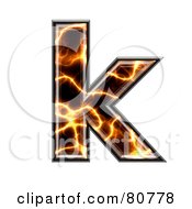 Electric Symbol Lowercase Letter K
