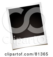 Blank Black Polaroid Instant Picture