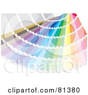 Poster, Art Print Of Fanned Display Of Color Samples - Version 3