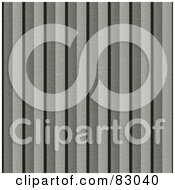 Royalty Free RF Clipart Illustration Of A Seamless Corrugated Metal Patterned Background