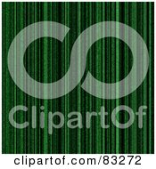 Poster, Art Print Of Green Electronic Data Stream Background