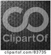 Royalty Free RF Clipart Illustration Of A Carbon Fiber Background With Light Cast On It by Arena Creative