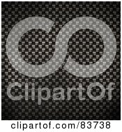Royalty Free RF Clipart Illustration Of A Carbon Fiber Weave Background by Arena Creative