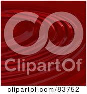 Poster, Art Print Of Red Rippling Liquid Background