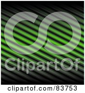 Royalty Free RF Clipart Illustration Of A Diagonal Black And Green Diagonal Stripe Background