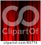 Royalty Free RF Clipart Illustration Of A Red And Black Seamless Curtain Background