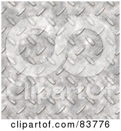 Shiny Silver Diamond Plate Texture Background