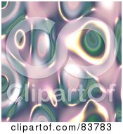 Royalty Free RF Clipart Illustration Of A Pink And Green Abstract Background Of Circles